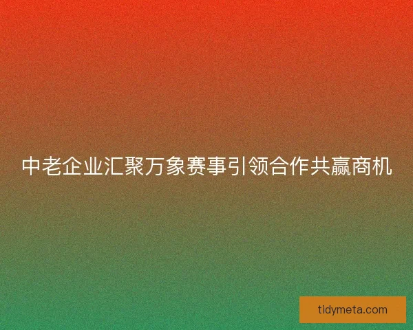中老企业汇聚万象赛事引领合作共赢商机 中老企业汇聚万象赛事引领合作共赢商机